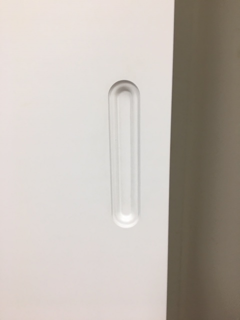 Handle - Pre Formed Flush Pull Oval