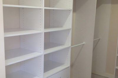 Walk in wardrobes allow more flexibility for the layout.