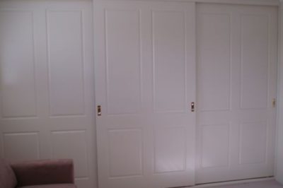 Sliding Federation (4 panel) Polyurethane Doors - 3 x wide doors