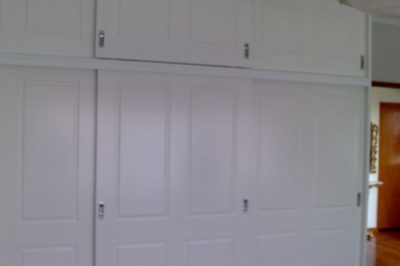 Sliding Federation (4 panel) Polyurethane Doors - 3 x wide doors on doors